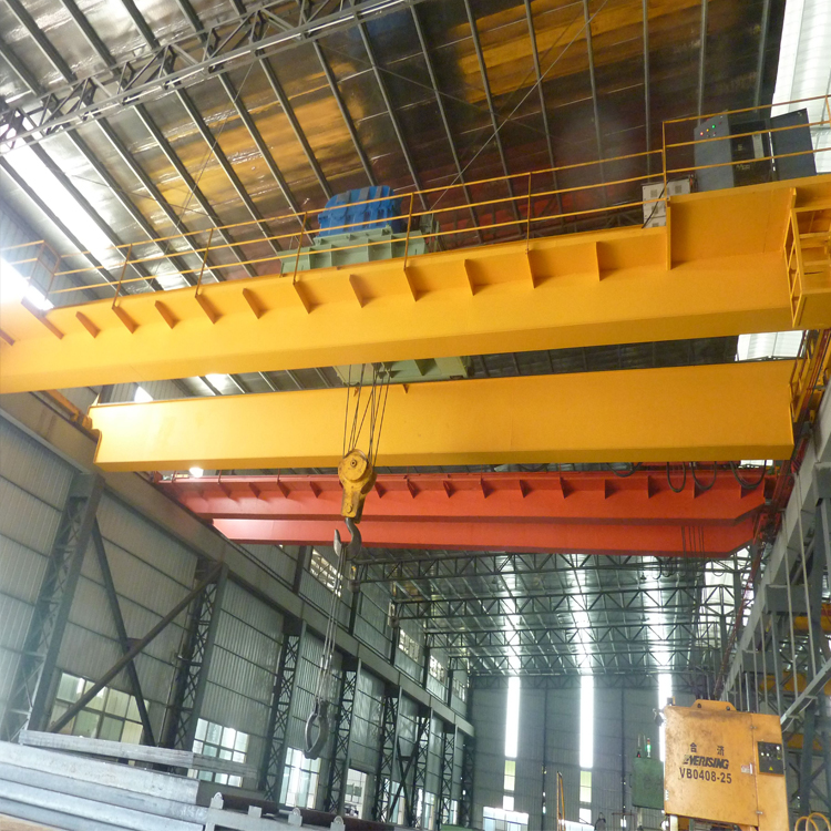 Double Girder Electric Hoist Bridge Crane 25ton Overhead Crane with 12 Months Warranty