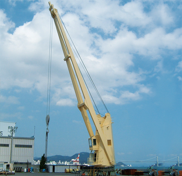 10 Ton 15 Ton Hydraulic Hose Handling Crane / Marine lifting appliance stiff boom crane