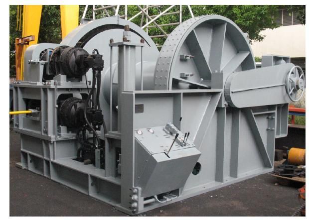 10-50 Ton Double Drum Marine Positioning and Industrial Hydraulic Towing Winch with Competitive Price