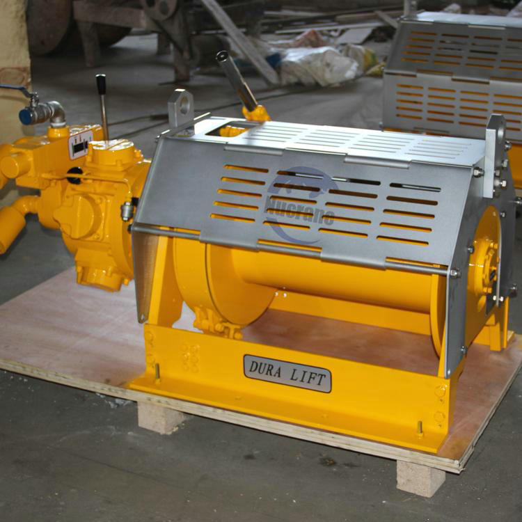 5t/50kn Ship Hatch Cover Air Winch, Pneumatic Winch for Pulling and Lifting