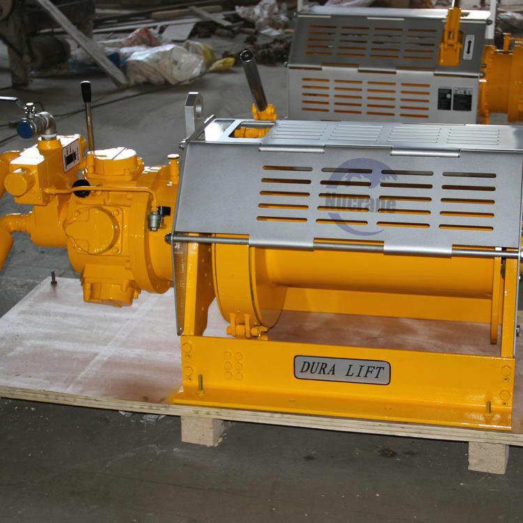 5t/50kn Ship Hatch Cover Air Winch, Pneumatic Winch for Pulling and Lifting